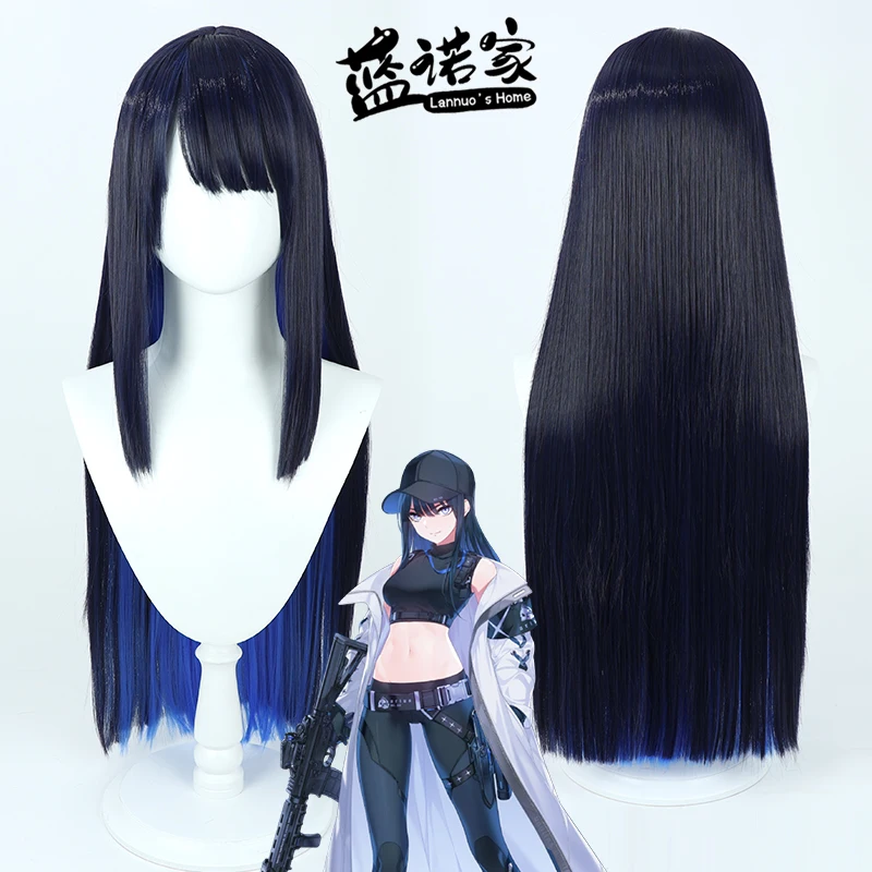 

Jomae Saori Cosplay Wig 75cm Black Blue Mixed Blue Long Hair Synthetic Women Wig Heat Resistant Hair High Quality Wigs