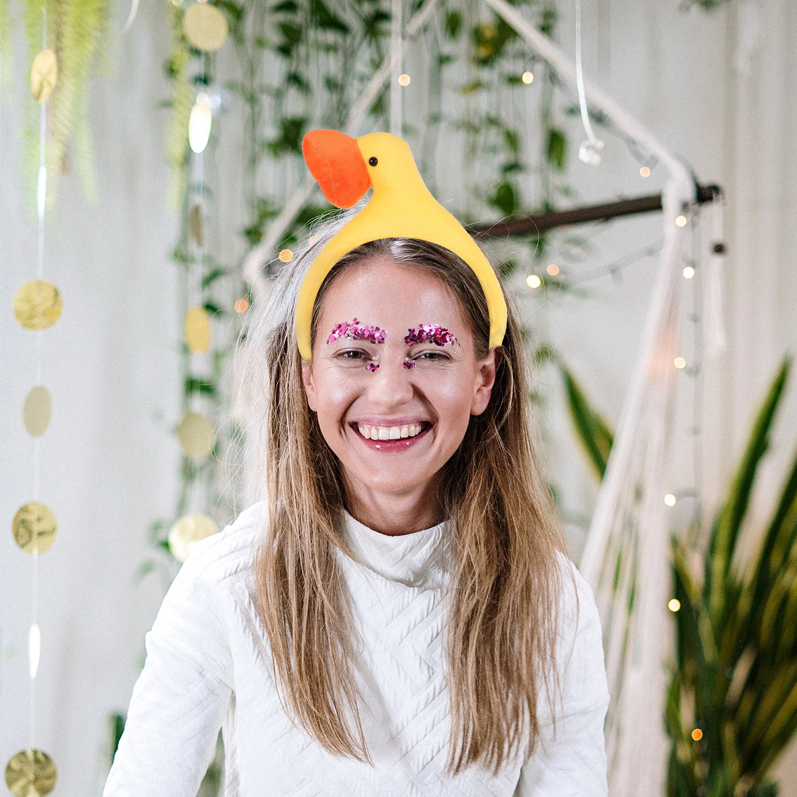 

2 pcs Animal Headband 3d Goose Swan Cute Hair Accessories Halloween Party Cosplay Safe Material Comfortable Wear