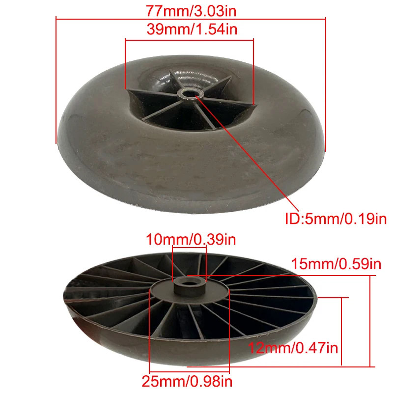 1/2/4/6X Car Heater Blower Fan Motor Inner Wind Wheel For Webasto Air Top 2000 2000ST Chinese Diesel Air Parking Heater Parts