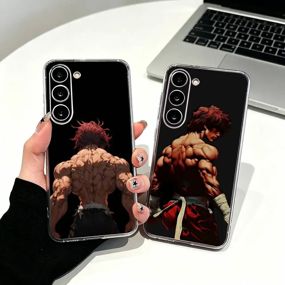 Persistent Baki Hanma Grappler -r Coque de téléphone transparente pour Samsung Galaxy A71, A70, A52, A51, A40, A30