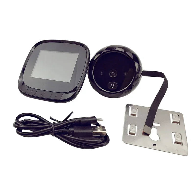 2.4 Inch Digital Peephole Door Bell 90 Degree Wide Angle Night Vision Viewer Camera HD Display Screen House Security Doorbell