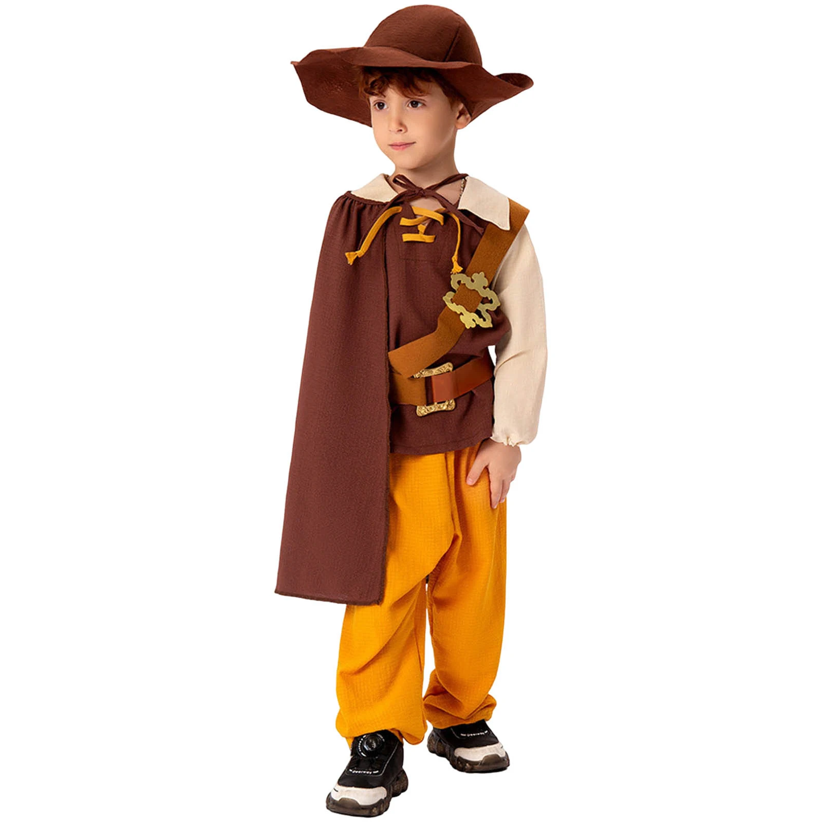 

Осенняя одежда для маленьких мальчиков, карнавальный средневековый ретро-костюм для вечеринки, сценический костюм, детские штаны для выступлений с галстуком