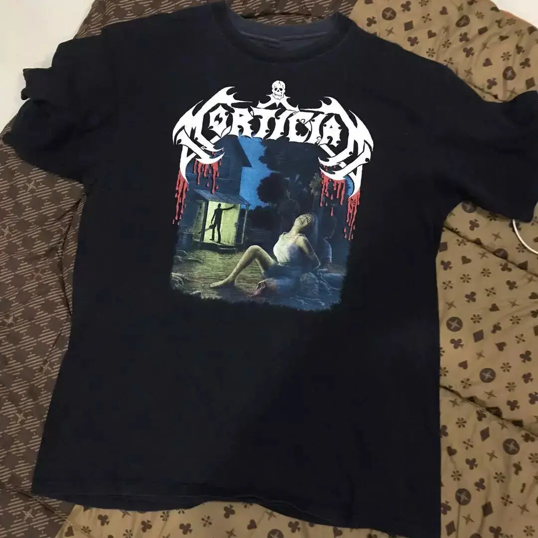 Mortician Band Gift For Friends Black T-Shirt Cotton All Size RM750