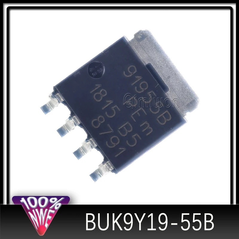 

10pcs/lot 91955B BUK9Y19-55B SOT669 SMD Automotive Power Chip IC 55V 46A Transistor