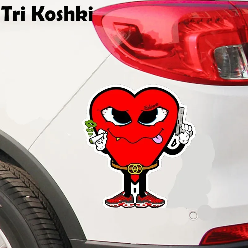 Tri Koshki KCS705 The Love Mafia Funny Car Sticker PVC Decals Motorcycle Accessories Sticker on Car Bumper Laptop Wall