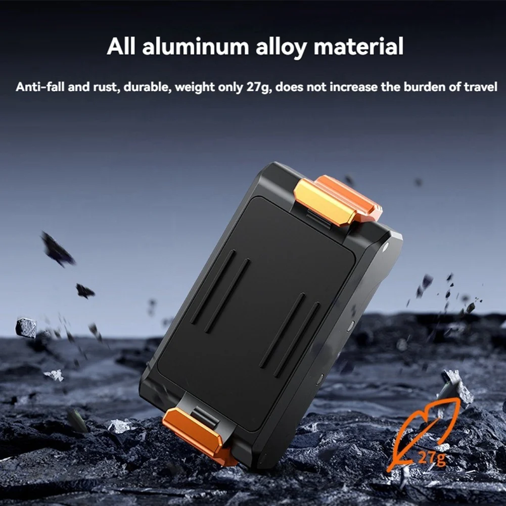 COTS-tAdapter Base for DJI Action5 Pro/4/3 Dual Interface Plate Magnetic Quick Release Base Folding