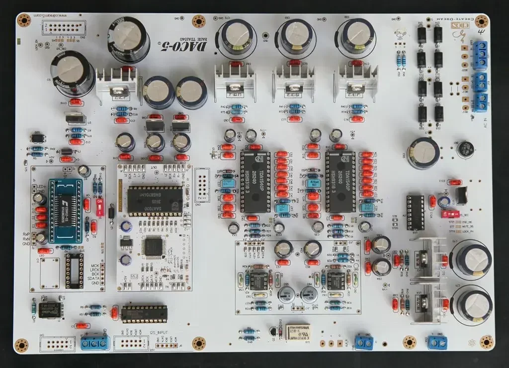 Nvarcher TDA1540 DAC Decoder Board CS8412+SAA7030+TDA1540P HiFi Audio Decoding customized