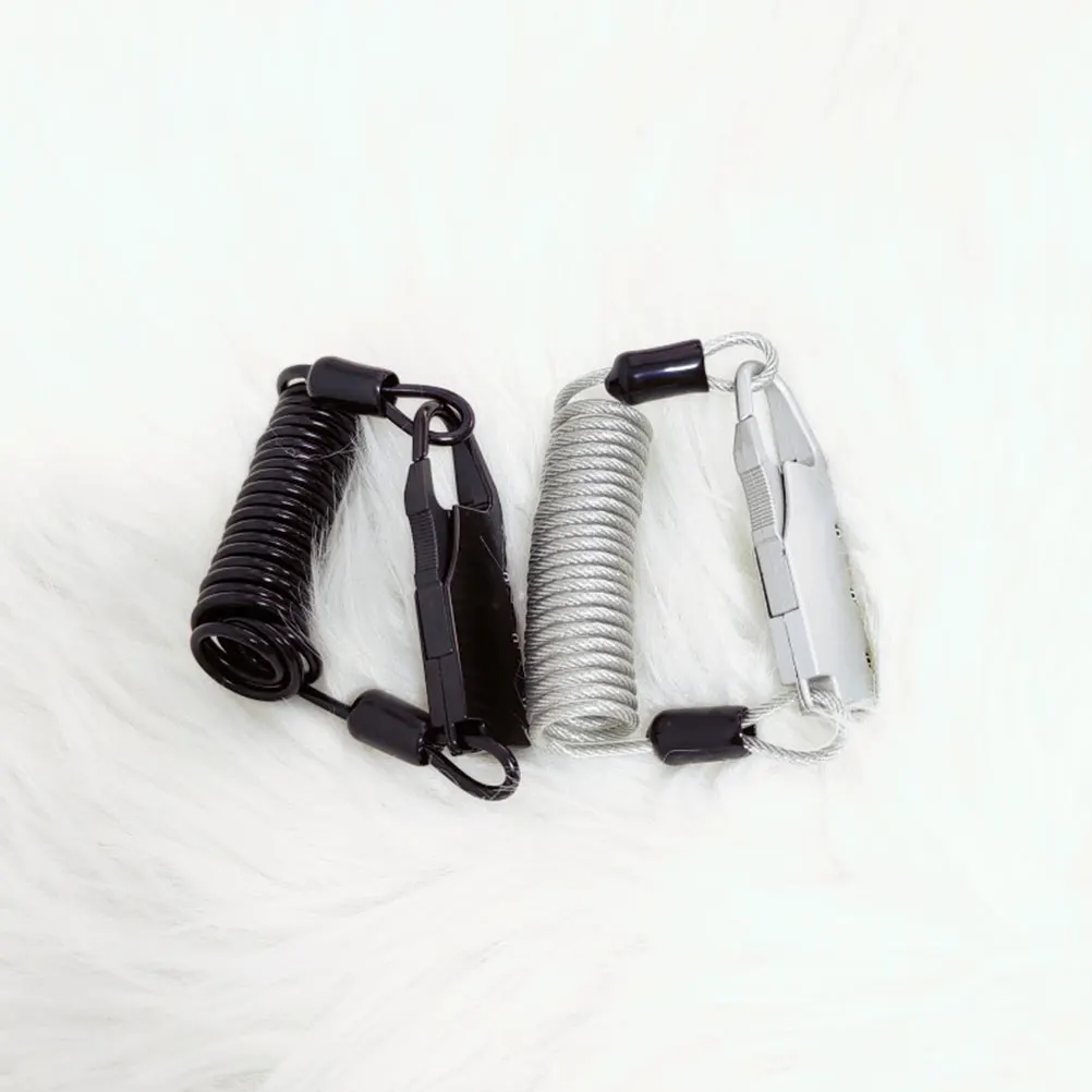 

2pcs Wire Rope Lock Security Motorcycle Scooter Lightweight Bike Locks Heavy Duty Metal Safety Locks For Cycling