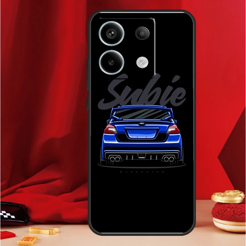 Sports Car JDM Drift Phone Case For Xiaomi Redmi Note 13 Pro 12 10 9 8 11 Pro 12S 11S 10S 9S 10A 9C 10C 12C 13C