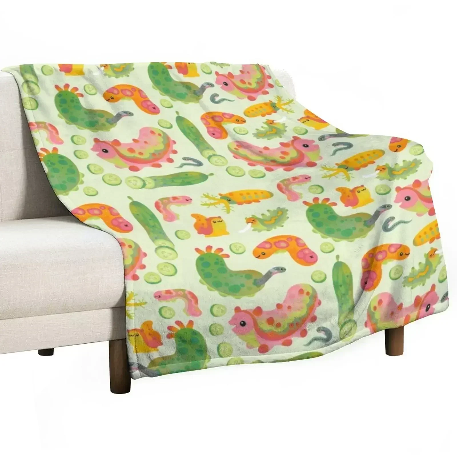 Sea cucumber Throw Blanket Moving Sofas Blankets