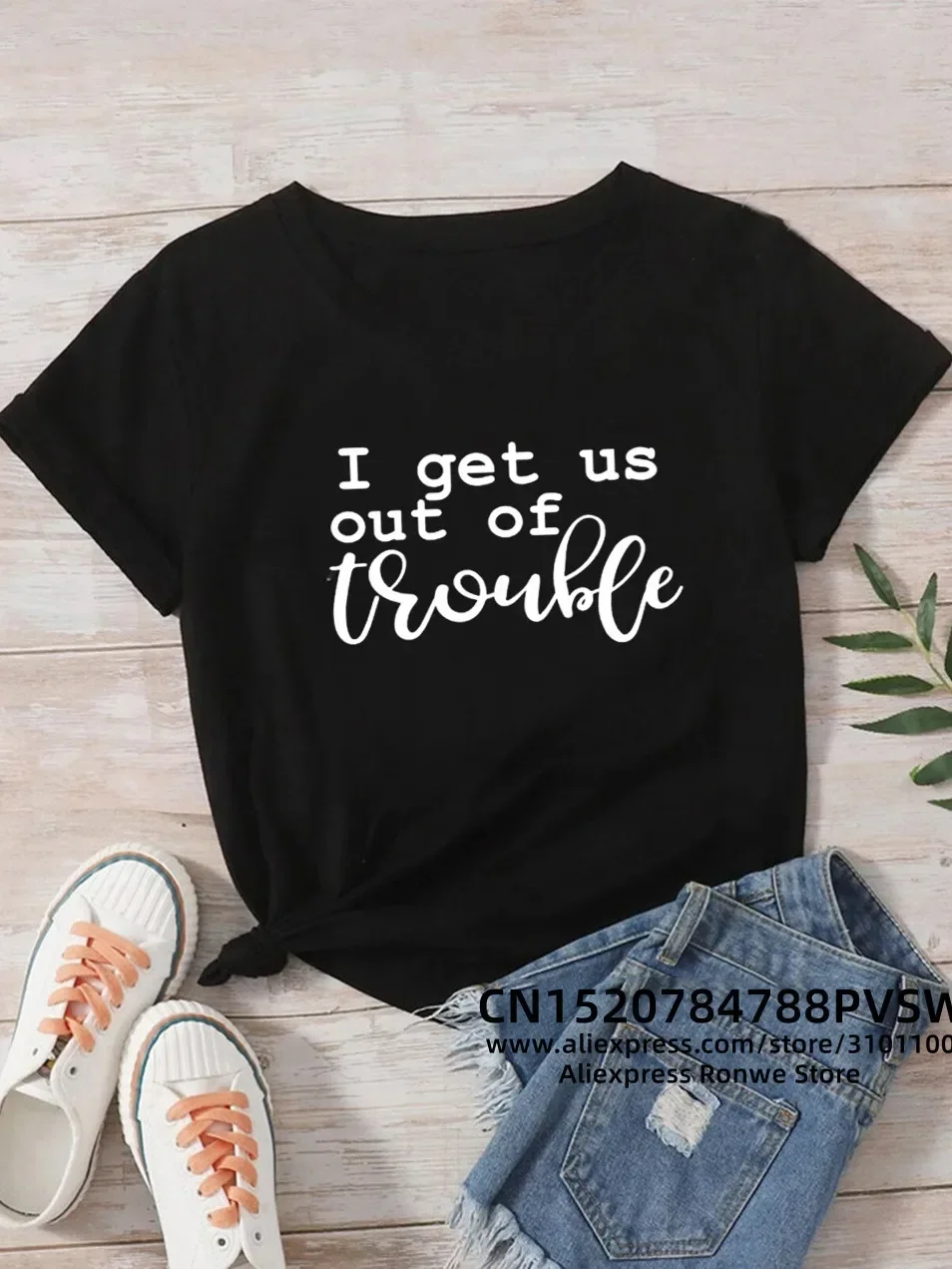 Women Cotton T-Shirts Girl Best Friend Sister Group Graphic Designed Tops Tees BFF Matching cotton Clothes oversized t shirt