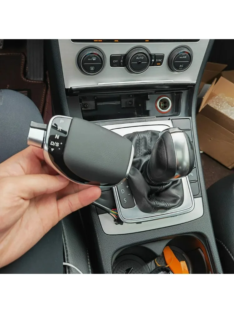 Gałka zmiany biegów LED DSG do VW Passat B8 B7 Golf 7 Jetta mk6 Touran CC GLI Scirocco R20 Polo Tiguan 2 Beetle, element wnętrza — Zdjęcie 2 z 2