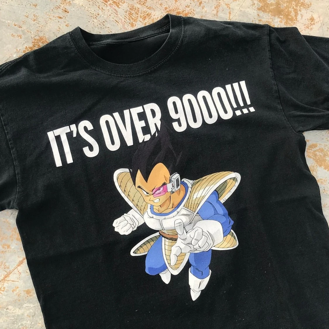 

Japanese super popular anime Dragon Ball Vegeta print T-shirt men's and women's versatile short sleeves