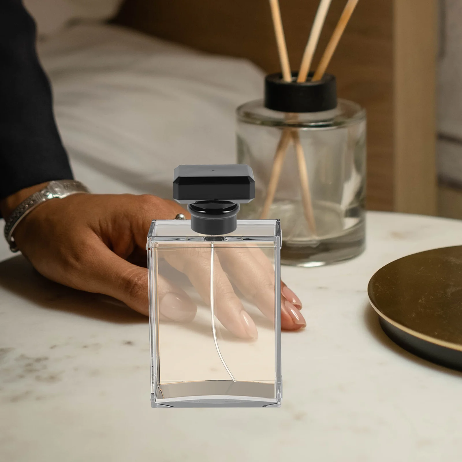 

5Pcs Perfume Bottle Cap Sophisticated Design Leak Resistant Screw Cap for Portable Fragrance Storage Perfume Bottle Caps Plastic