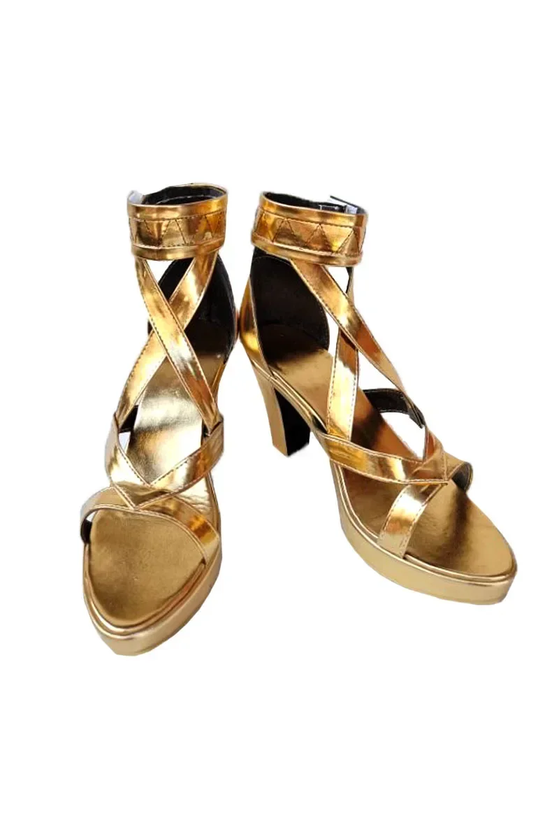 COSSUN Genshin Impact Candace Cosplay chaussures bottes jeu Halloween jeu Genshin chaussures à talons hauts femmes hommes