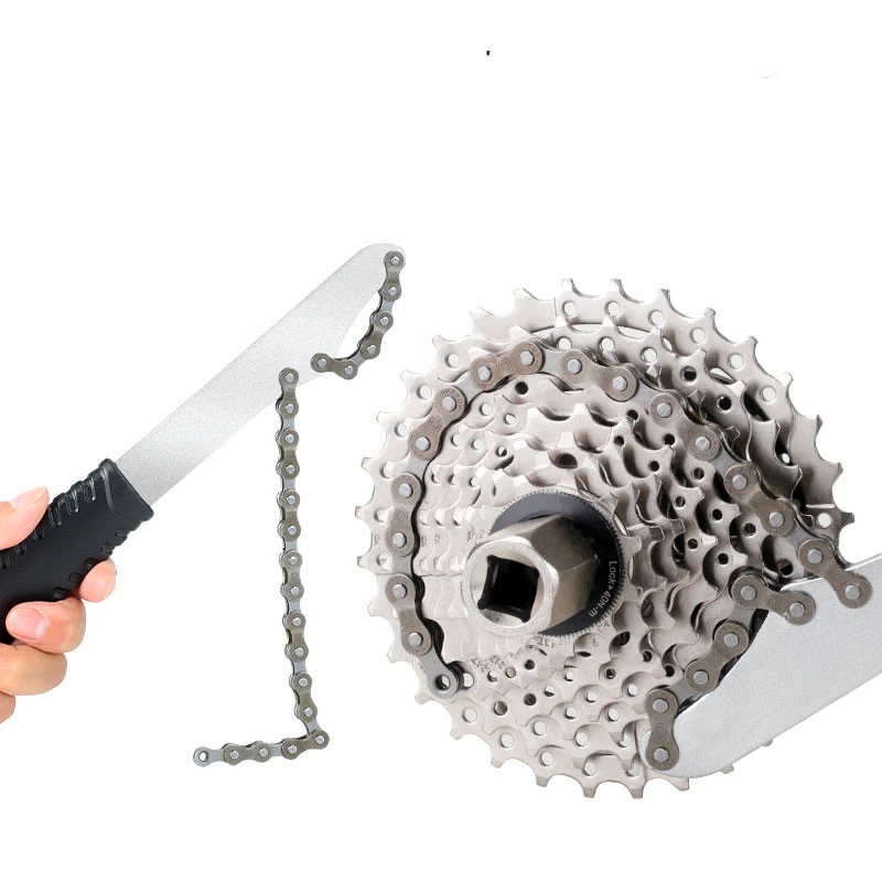 TOOPRE Bike Sprocket Remover Chain Whip Tool For Cassette Freewheel Turner Bicycle Chain Repair Kit Wrench