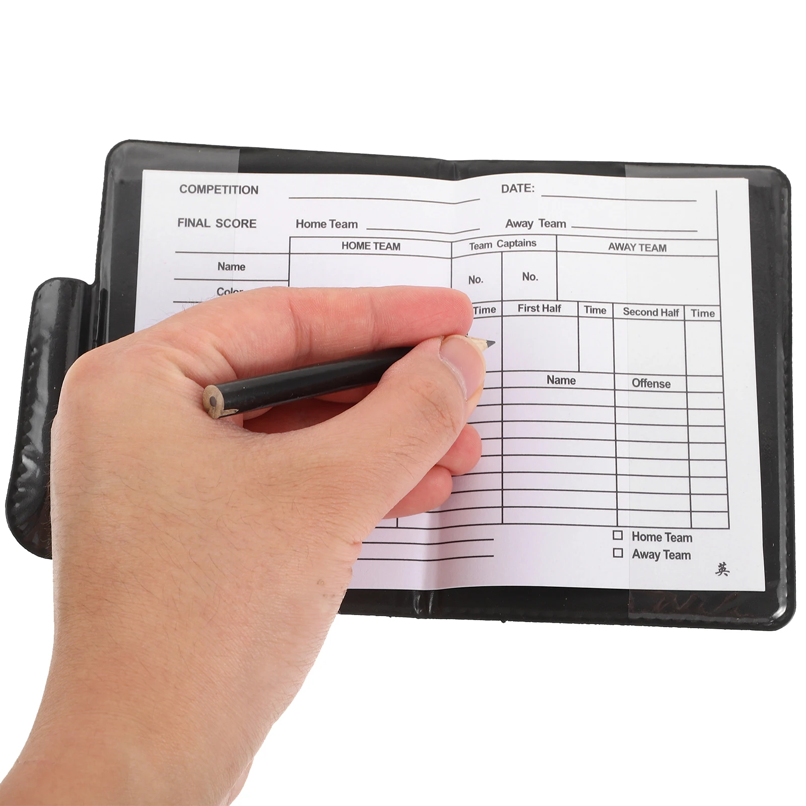

2 Sets Red Yellow Cards Soccer Referee Kit Portable Supply St Size Black Color No Pen Included