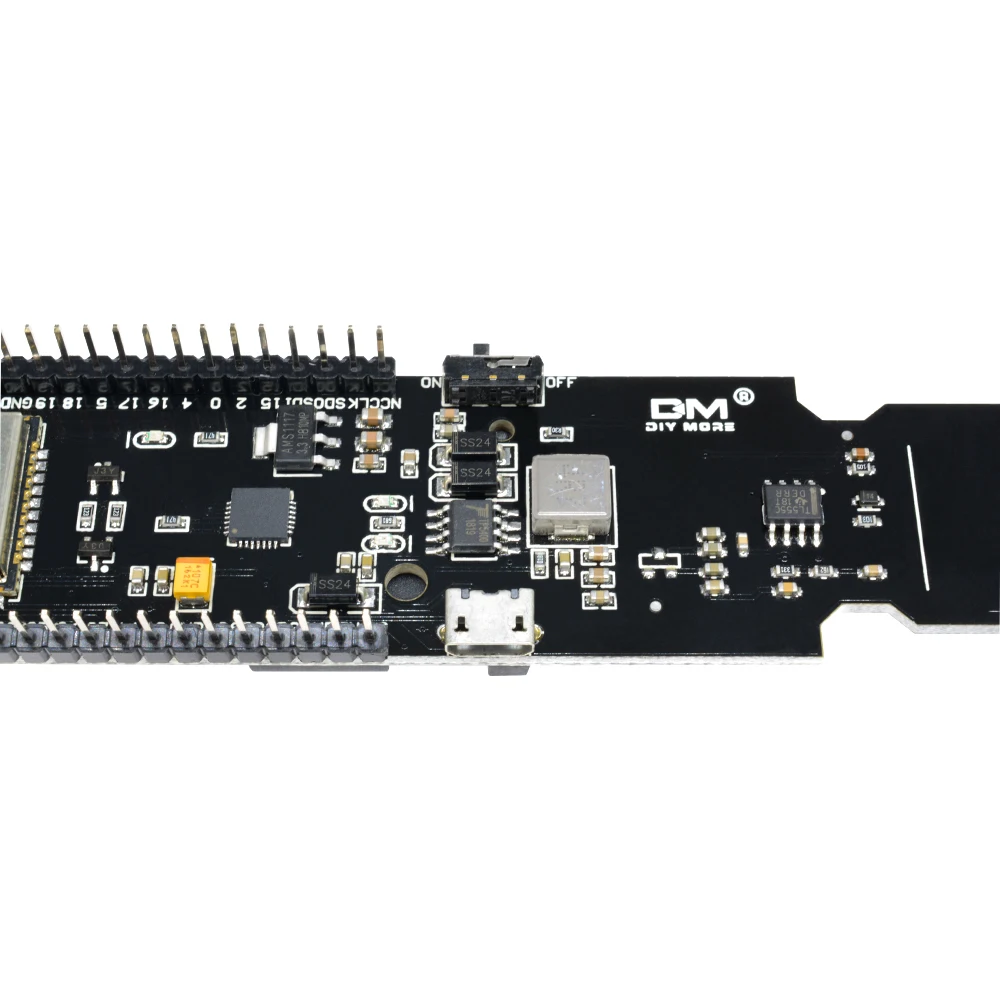 ESP32 DHT11 WIFI Bluetooth Soil Temperature and Humidity Sensor Module with 18650 Battery Holder Soil Tester