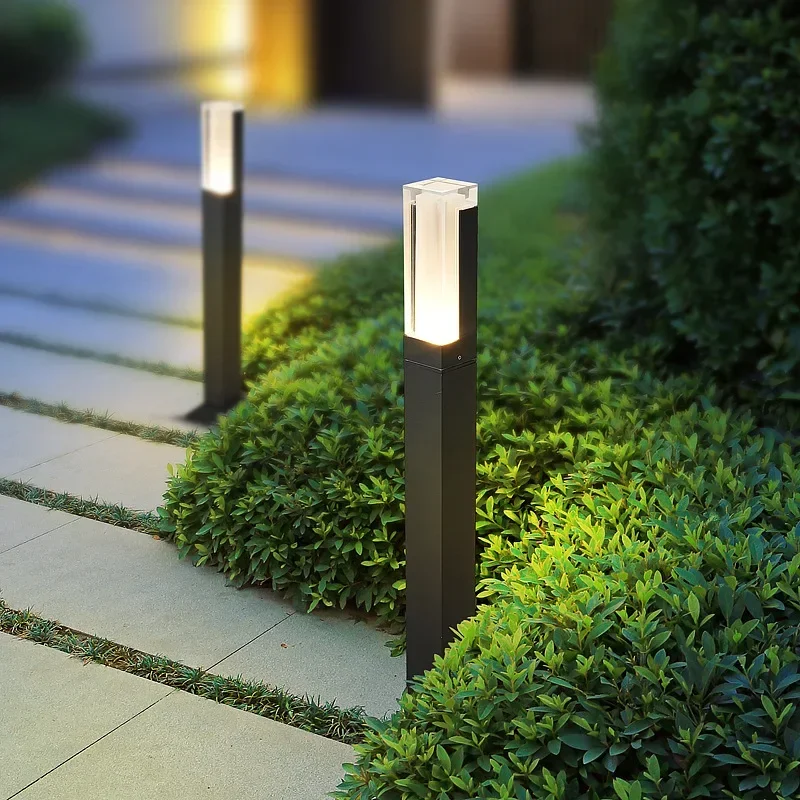 Advanced LED Lawn Lamp, Outdoor Waterproof, IP65, Aluminum Pillar, Garden Path, Square, Landscape Lawn Lights, Villa Decor, Vill