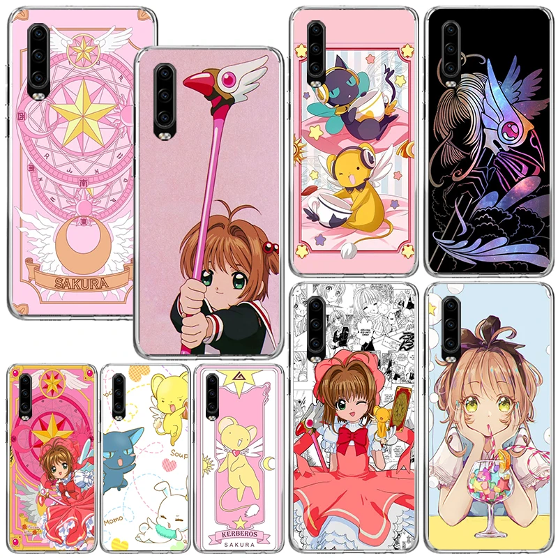 CardCaptor Sakura Anime Phone Case For Huawei P30 P40 P20 P10 Lite Mate 20 10 Pro Y5 Y6 Y7 Y9S P Smart Z Fundas Back Cover