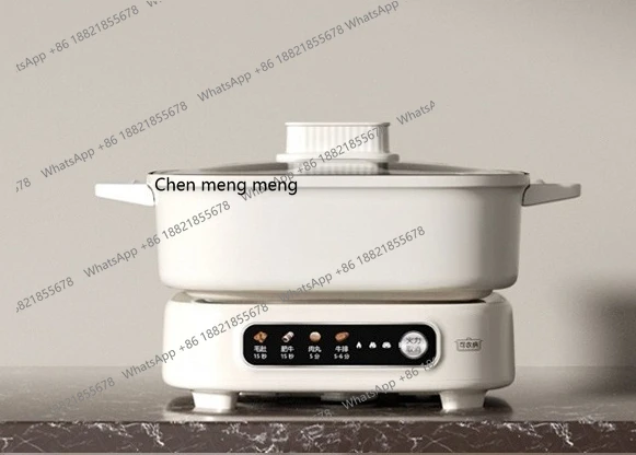

Electric hot pot 0 coated stainless steel, household multi-functional split electric hot pot