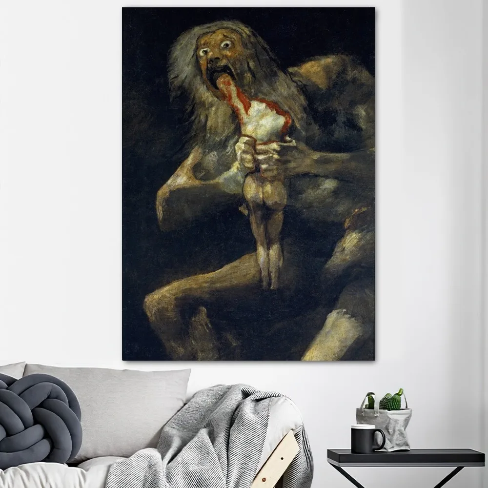 Francisco Goya Famous Painting Poster Prints Wall Decals Sticker Pictures Living Room Home Decoration