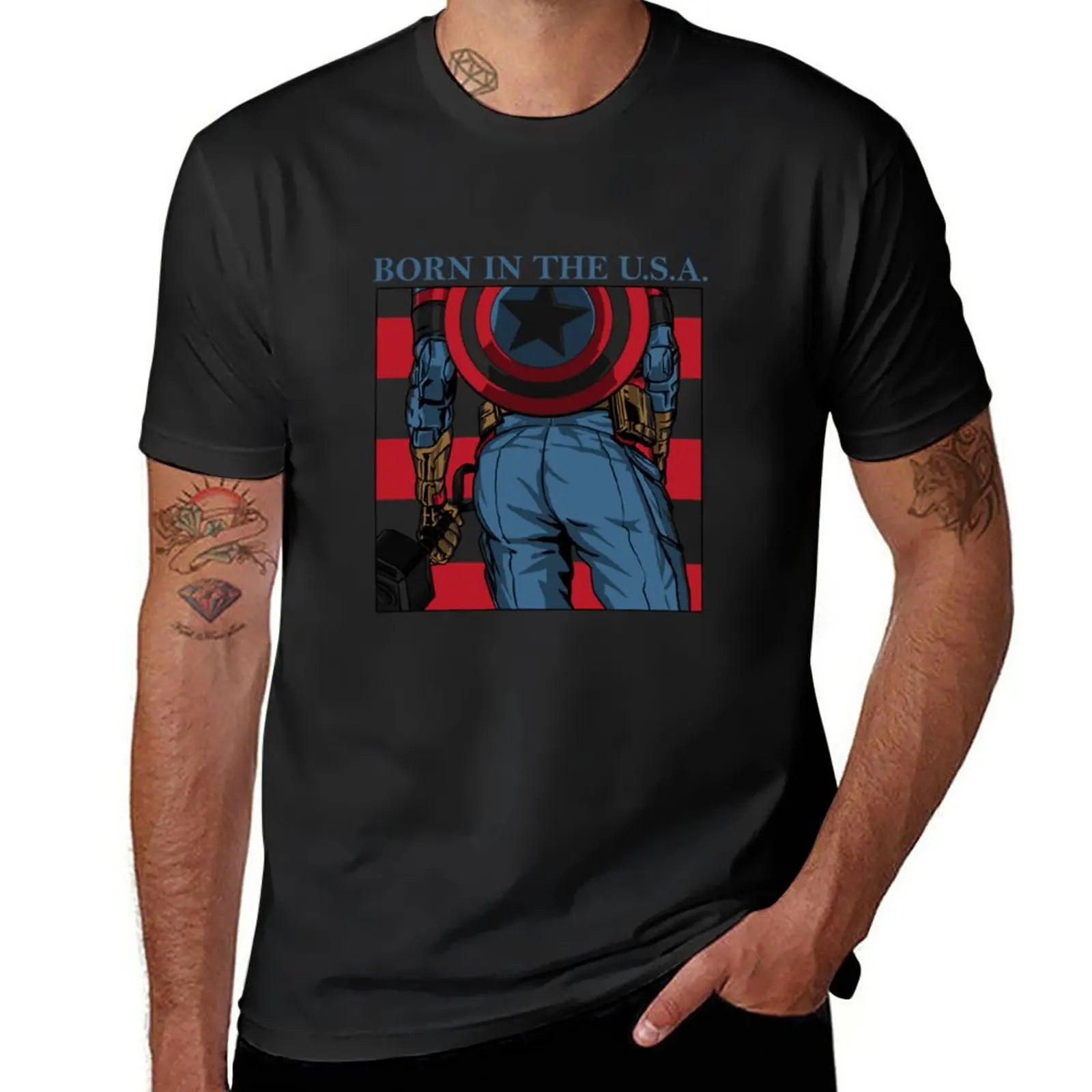 New America's Ass T-Shirt graphic t shirt custom t shirts t shirt men