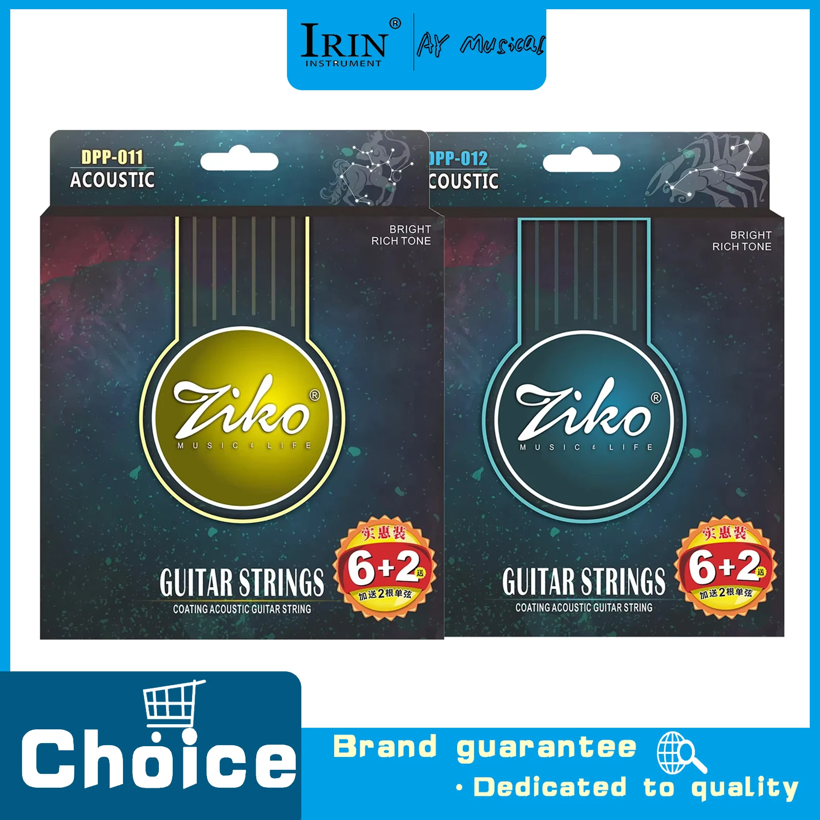 ZIKO Phosphor Bronze Acoustic Guitar Strings product image