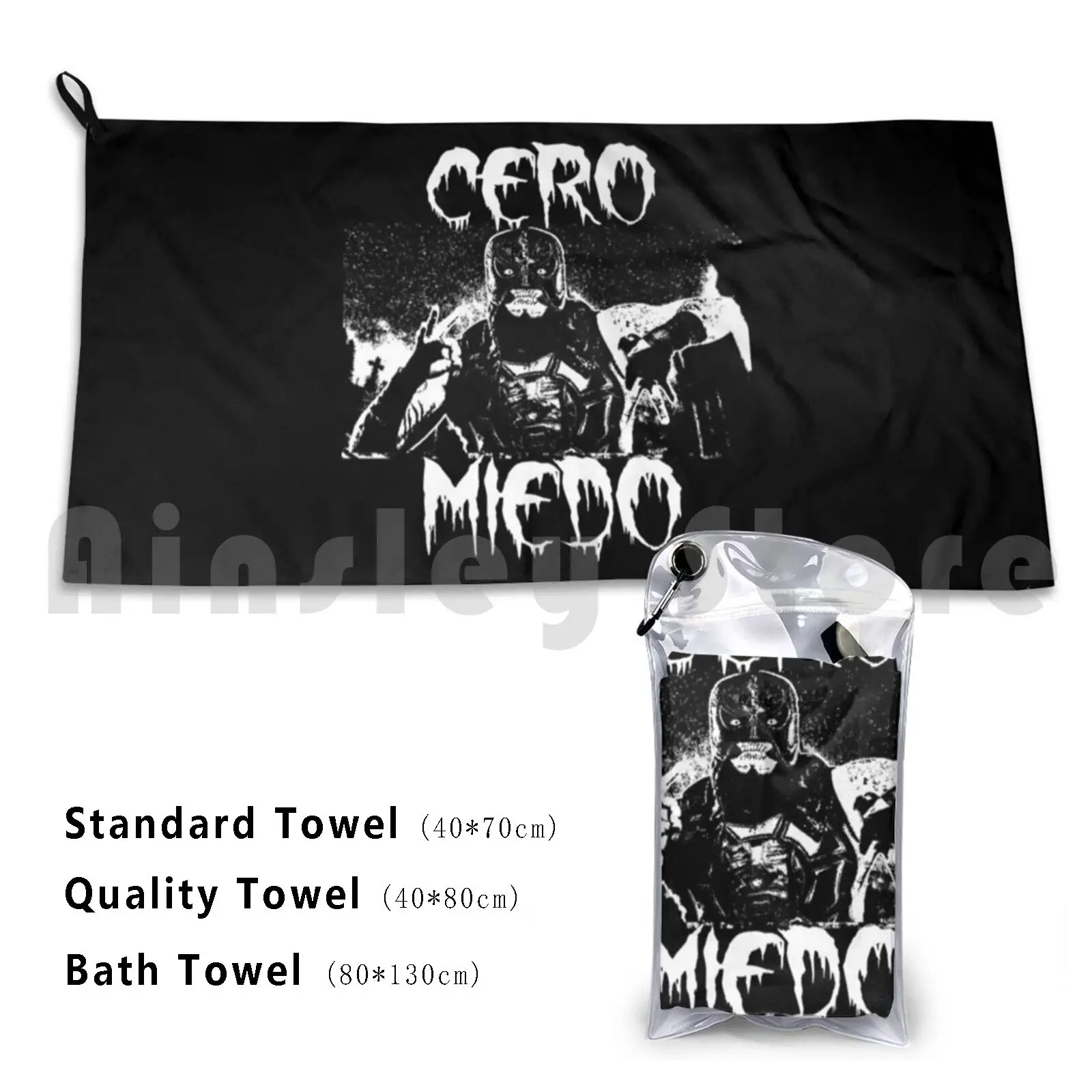 Cero Miedo Beach Towel Quick Dry Quality Towel Pentagon Pentagon Jr Pentagon Junior Pentagon Dark Aew All Elite