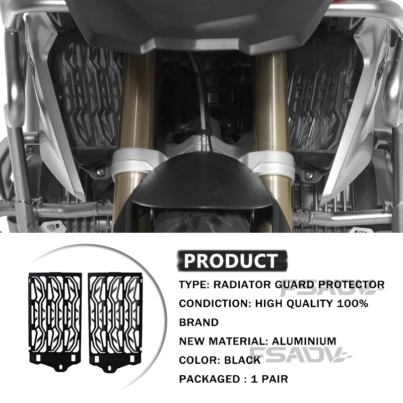 Osłona Chłodnicy Motocykla BMW R1200GS LC R 1200 GS Adventure R1200 GS ADV R1200GSA 2014-2018 Kratka Zabezpieczająca