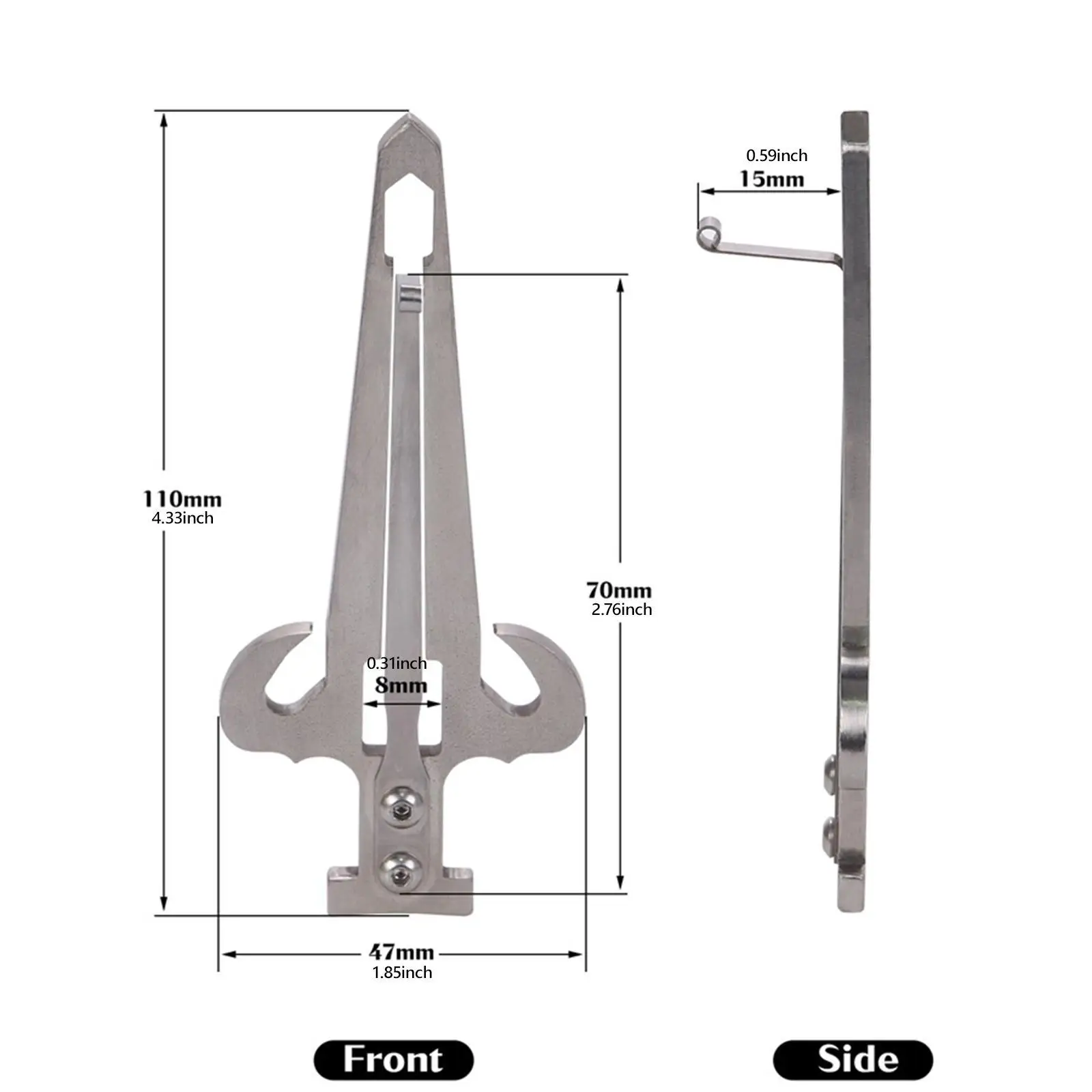 

Metal Jaw Harp Mini Jaw Harpa Mouth Instrument Sound Healing for Music Hobbyists and Children