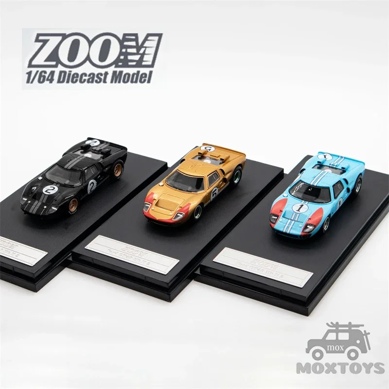 

ZOOM 1:64 GT40 MKII 1966 Le Mans 24Hours Diecast Model Car