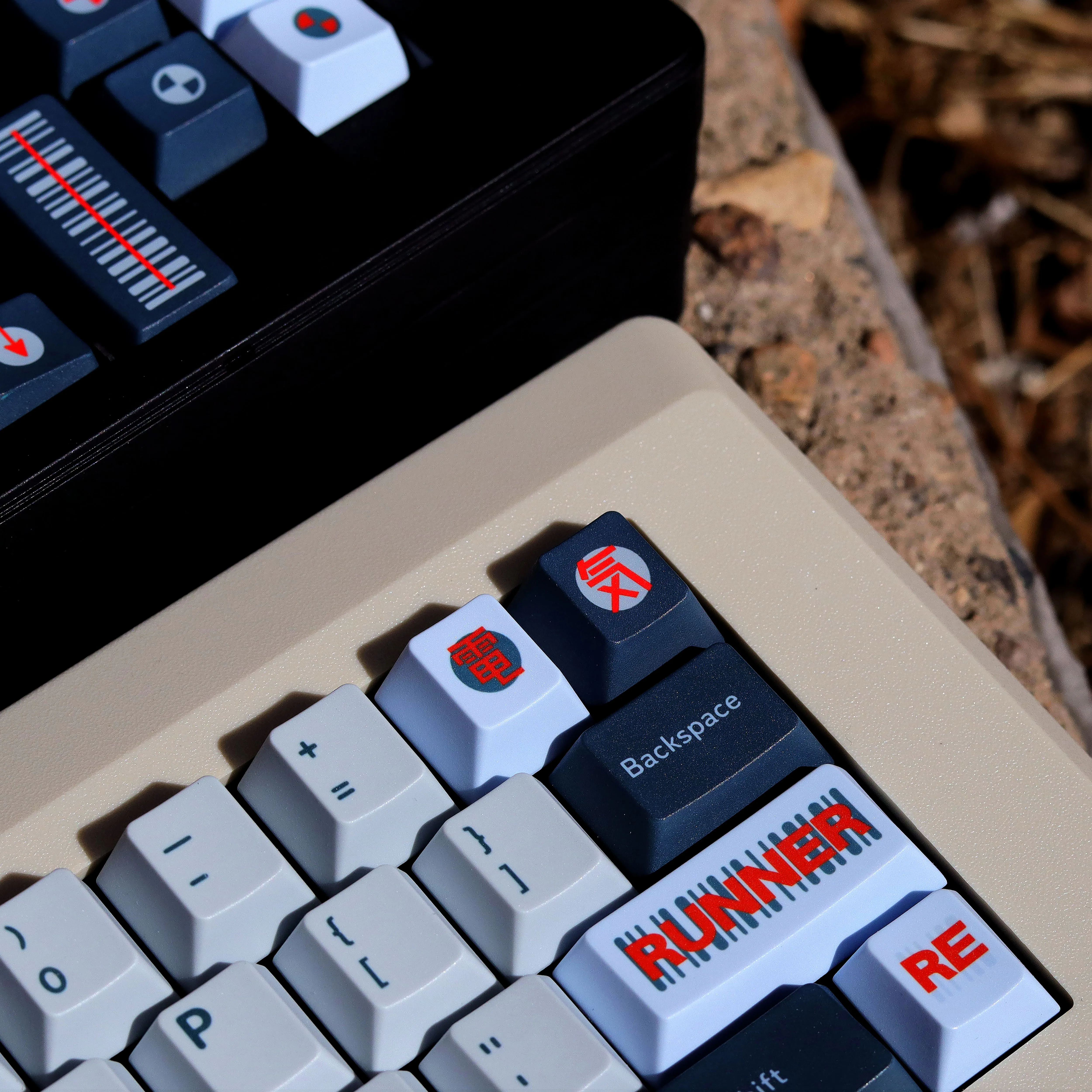 PBT Keycaps Runner Keycap Large Set Cherry Profile Dye Sublimation Keycap For MX Mechanical Keyboard F87 75 108 Alice ISO Layout