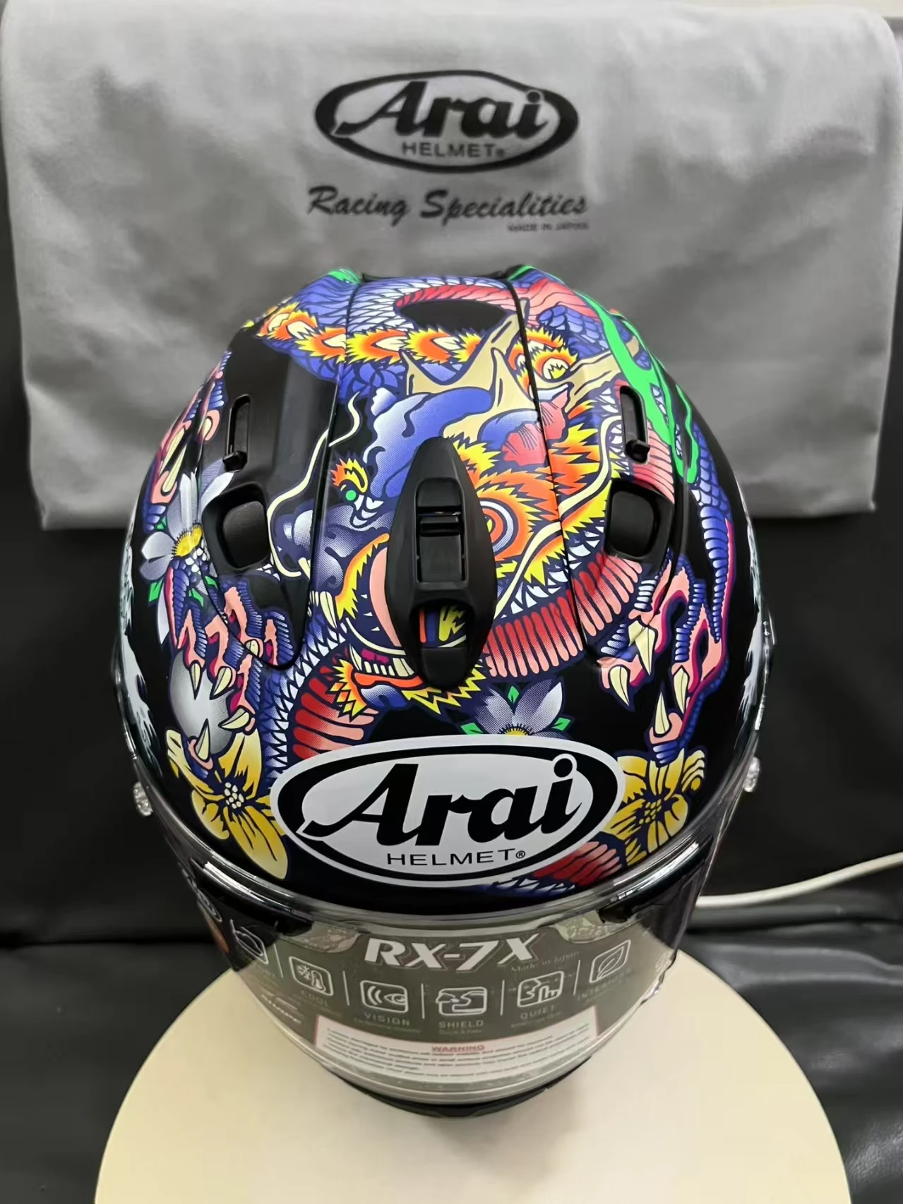 خوذة دراجة نارية كاملة الوجه rx7x RX-7X خوذة سوداء شرقية لركوب الدراجات النارية خوذة كاسكو دي موتوسيكلتا #5