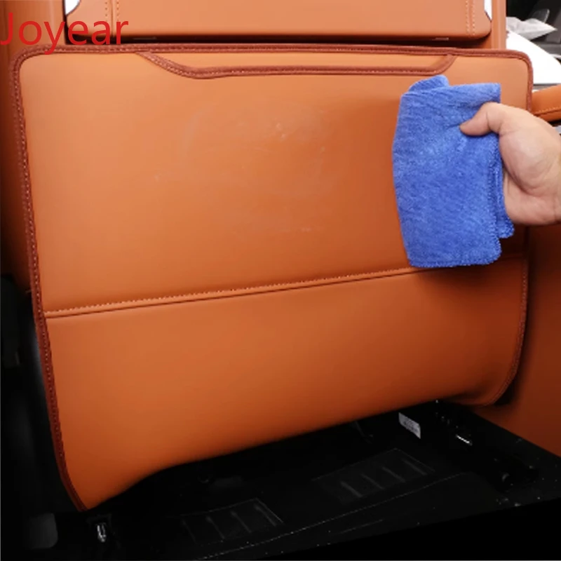 For GWM WEY 07 2023-2025 Car Seat Anti Kick Pad PU Scratch Resistant Wear-resistant Storage Protection Interior Accessories