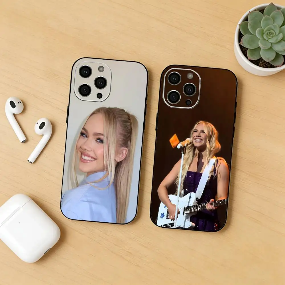 

F-Freya Skye Singer Phone Case For iPhone17,16,15,14,13,12 Plus,Max Soft Silicone Black Cover