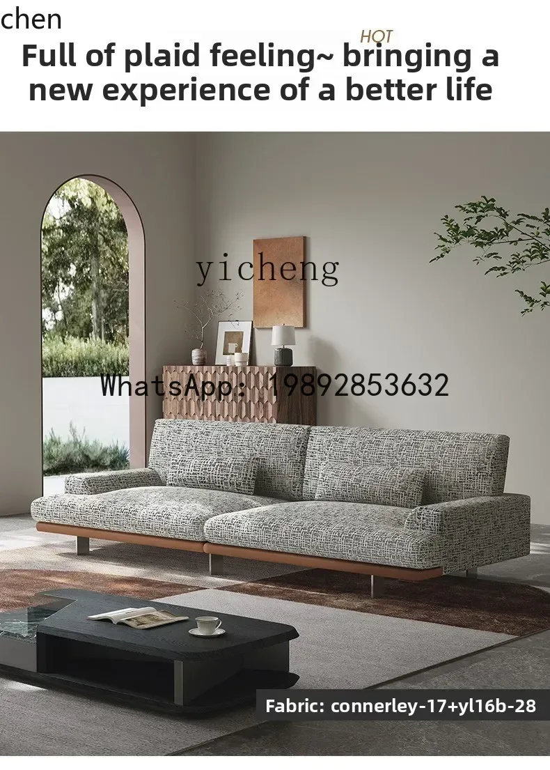 

CC Sofa Home Living Room High-End Cotton and Linen Fabric Sofa
