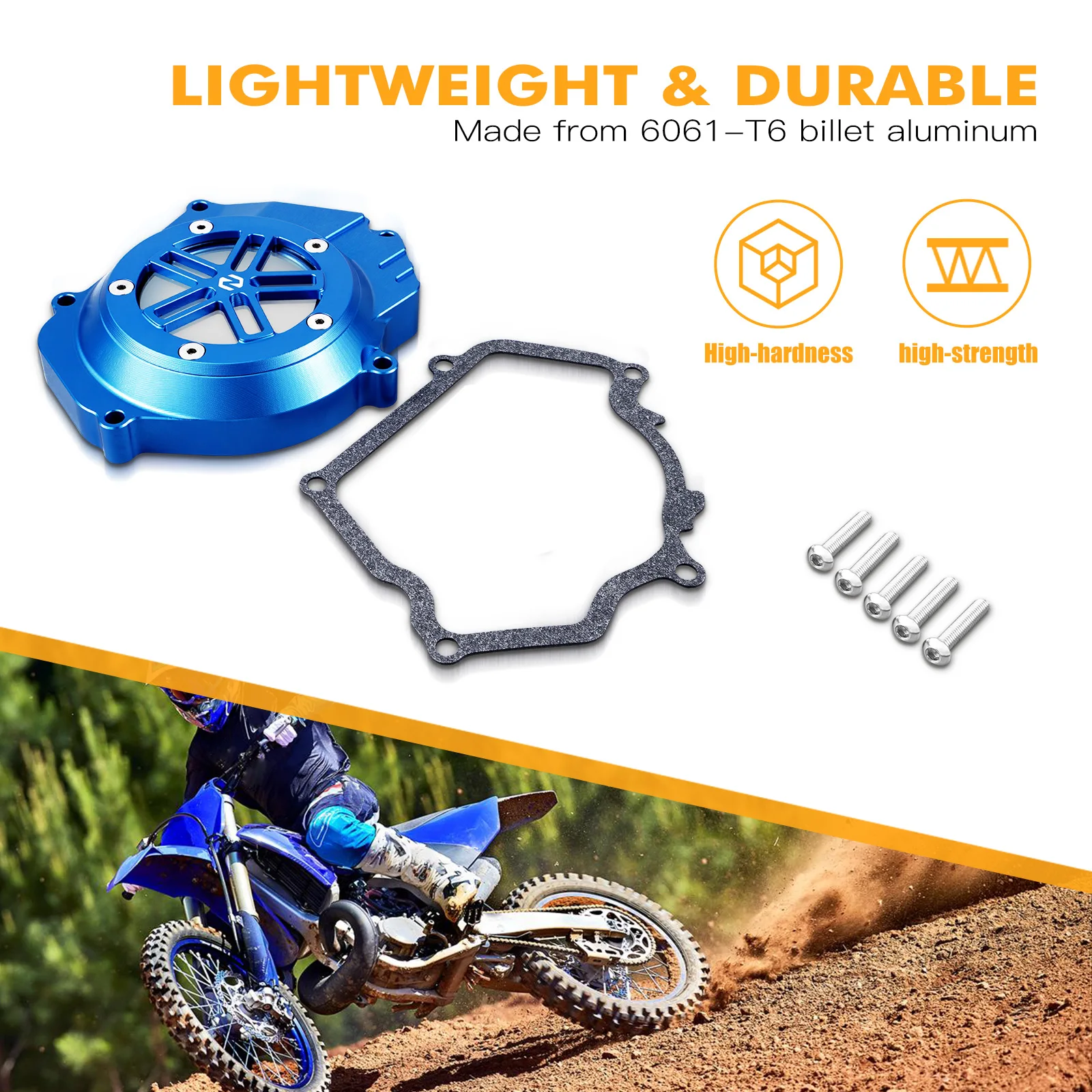 NICECNC لياماها YZ250 YZ 250 1999-2024 دراجة نارية علبة المرافق غطاء الموالي مولد غطاء لياماها YZ250X YZ 250X 2016-2023