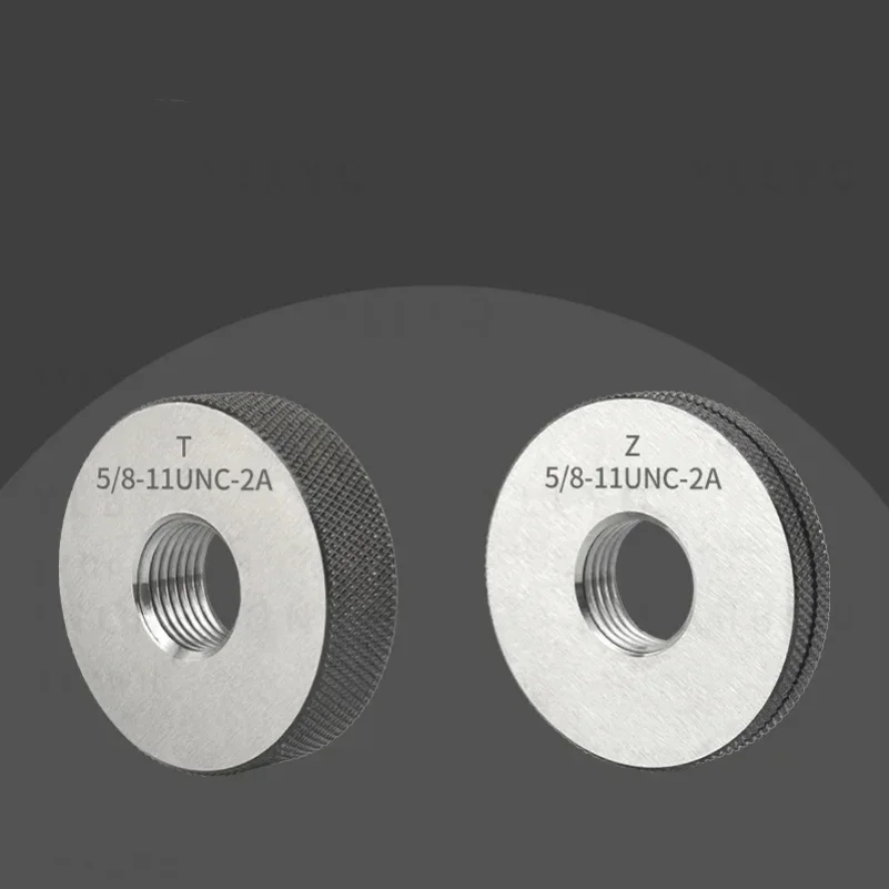 1SET 2A 2''1/2 2''5/8 2''3/4 2''7/8 3''-- 3''1/8 3''1/4 3''3/8 3''1/2 UN/UNC/UNS America Standard Fine Thread Ring Gauge