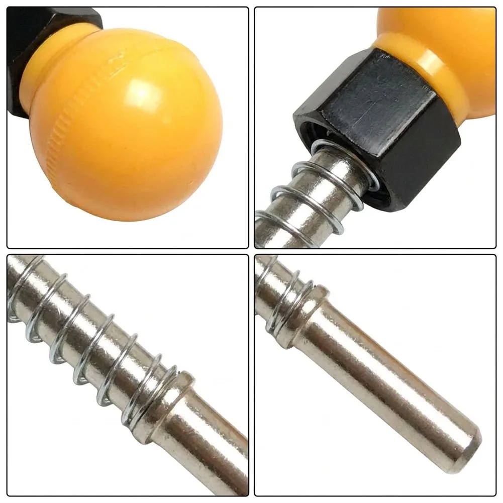 Replacement Pull Pin for Inversion Table Leg Clamp Lever with 18mm Internal Thread and Functional Spring Release Design