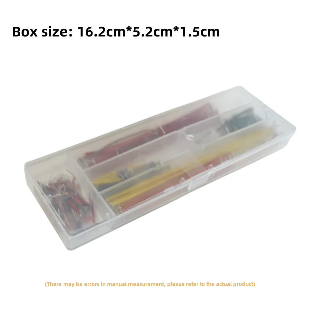 140pcs in Box: 14 Types of Breadboard-Specific Wires (10pcs for Each Length) – Breadboard Jumper Wires / Connecting Wires
