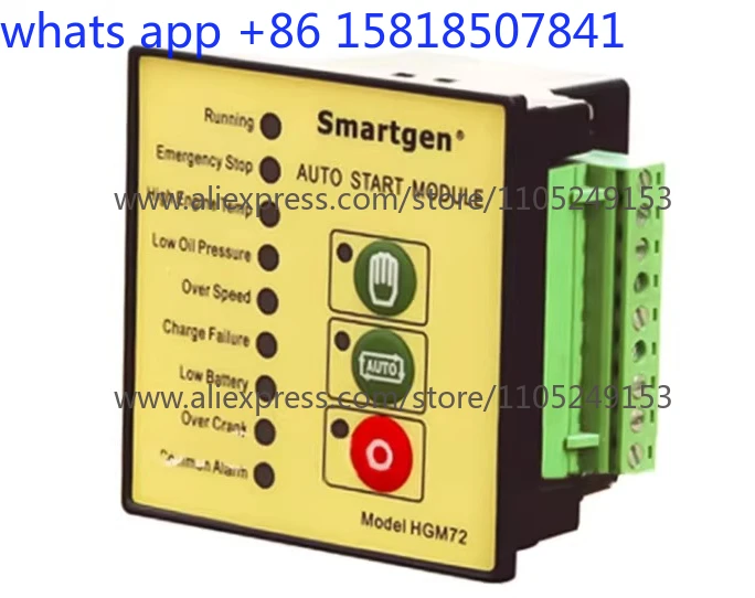 Generator set controller module, automatic LCD display intelligent control panel