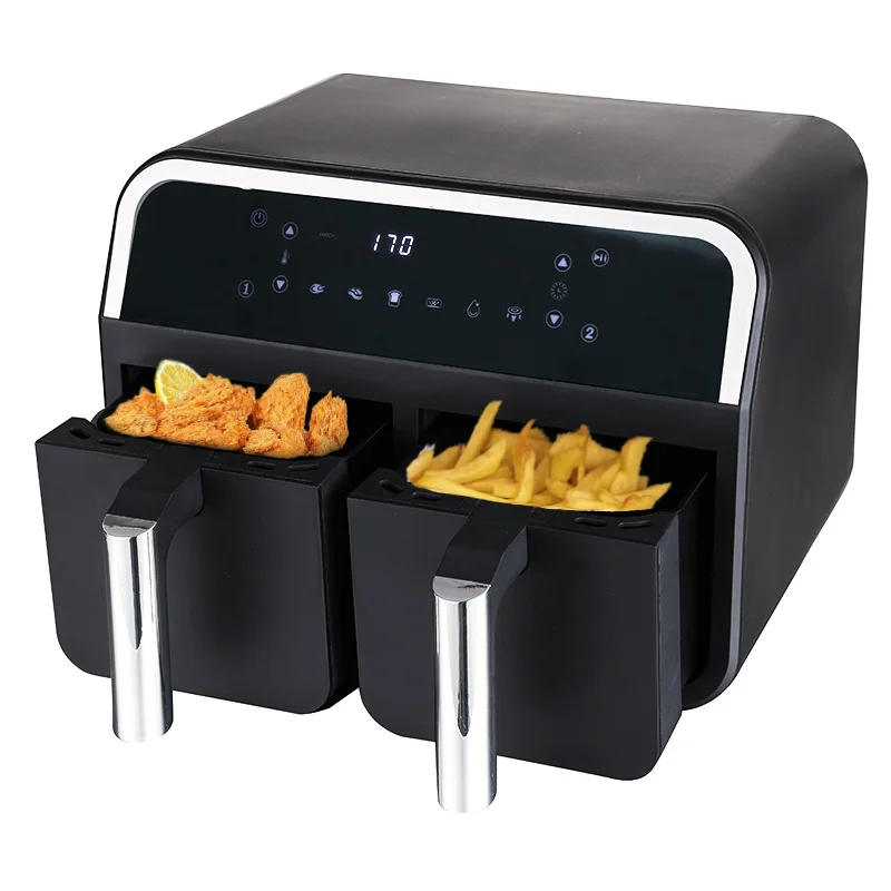 9L 8L dual basket Air fryer power airfryers Plus temperature control electric Air frier Digital  power Air fryer oven