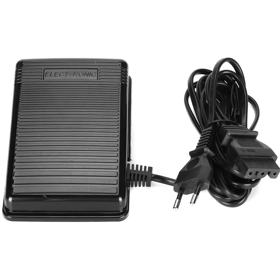 Pedal Para Máquina De Coser FC 2902D - Controlador De Pie Con Enchufe Europeo, Diseño Antideslizante Y Plástico Duradero (Reemplazo)