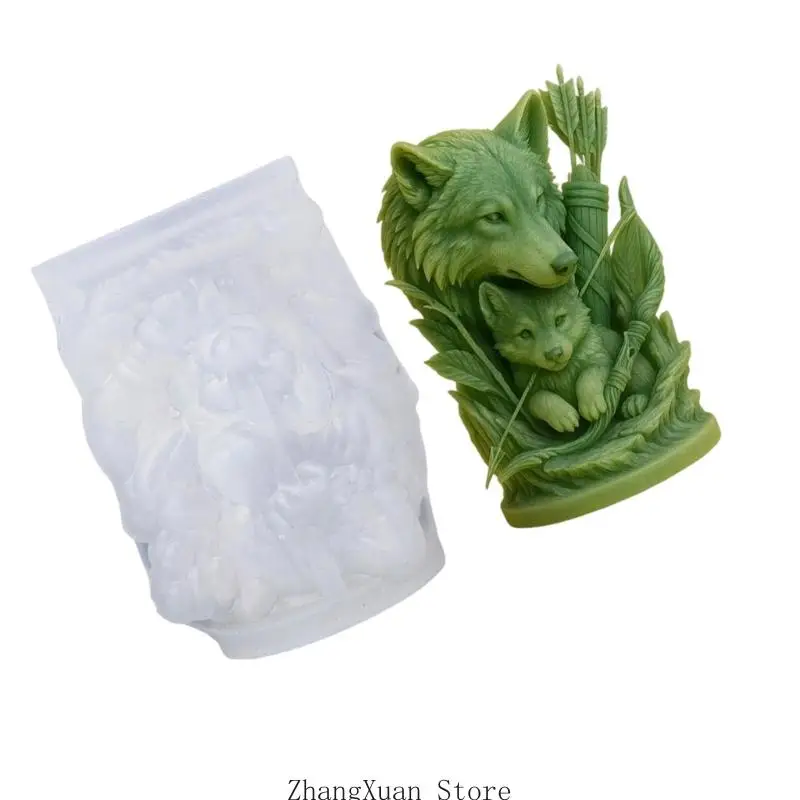 Fantasy-Tier-Relief-Gussform für die Herstellung von Kerzen-Seifen-Projekten, Harzguss-Gipsornamenten und Halloween-Dekoration – Detail 8