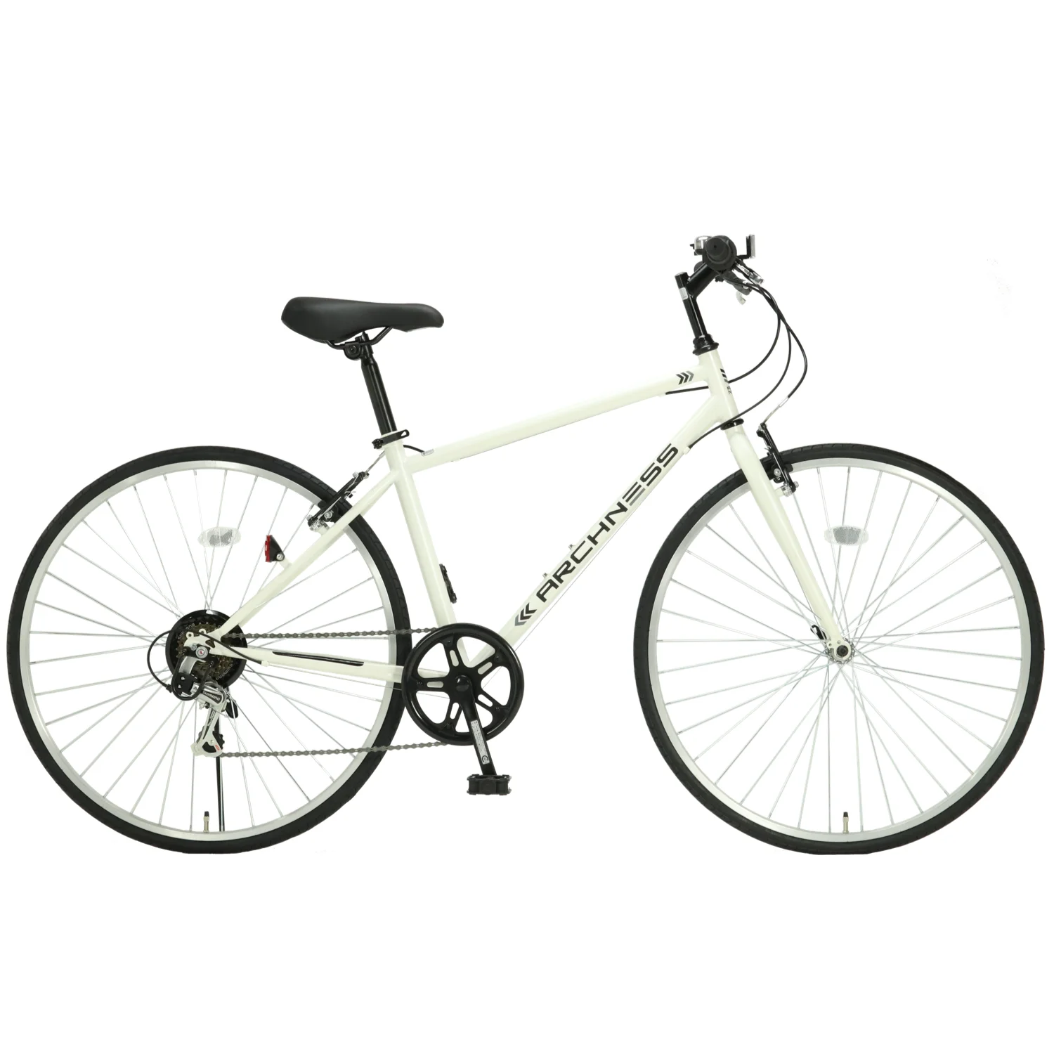 ARCHNESS クロスバイク自転車 シマノ6段変速 27インチ 700X28C 軽量