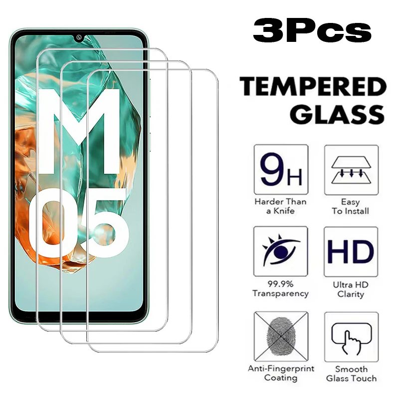 3Pcs Tempered Glass…