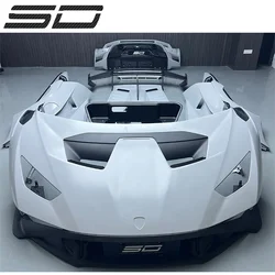 Kit carrozzeria Auto paraurti per Lamborghini Huracan LP580 LP610 EVO aggiornamento retrofit nuovo kit surround STO sviluppo 1:1