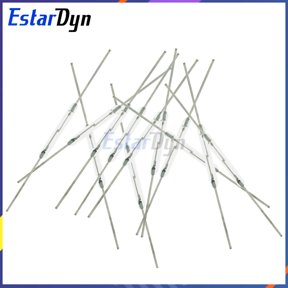 10 قطعة Y213 N/O ريد التبديل المغناطيسي التبديل 2*14 مللي متر عادة مفتوحة المغناطيسي التعريفي التبديل #5