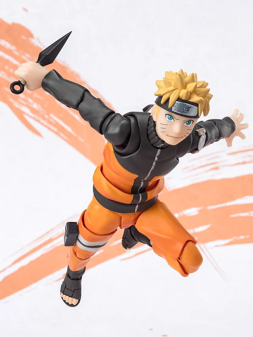 Bandai 100%Original NARUTO S.H.Figuarts SHF Uzumaki Naruto NARUTOP99 Edition Action Figure Model Collectible Toys Birthday Gift